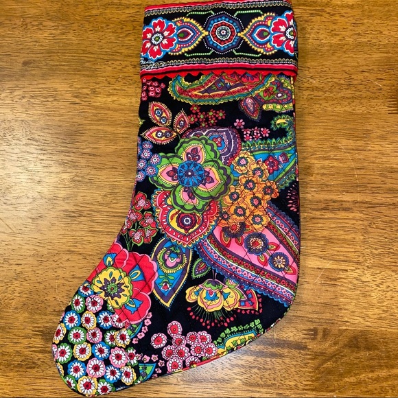 Vera Bradley Christmas stocking in symphony hue - Picture 3 of 9